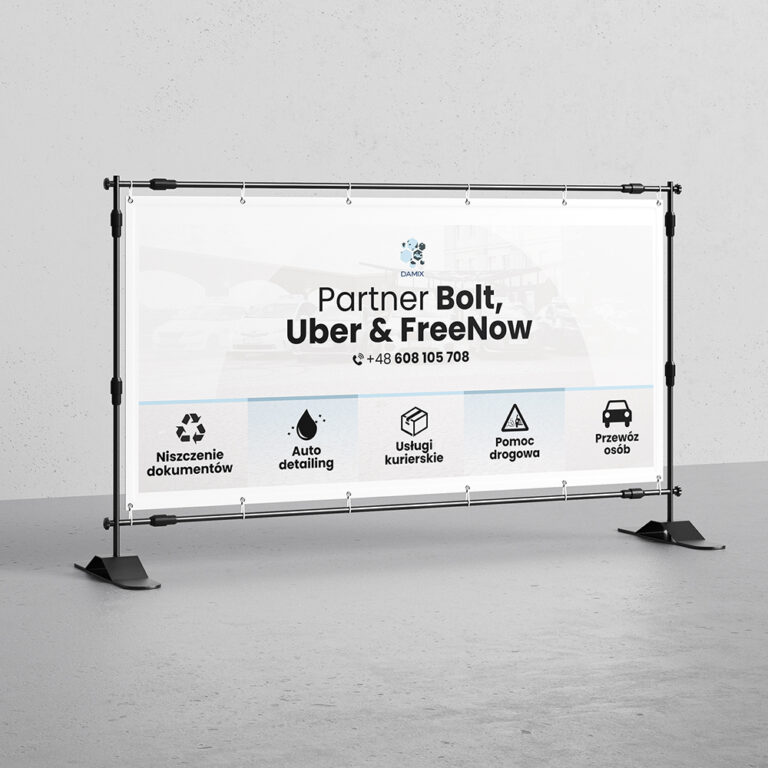 projektowanie graficzne baner reklamowy damix