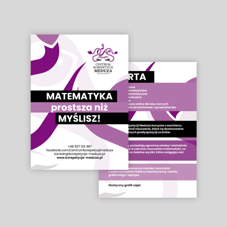korepetycje matematyka projekt graficzny